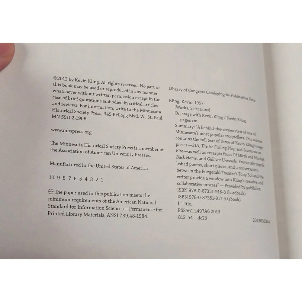 On Stage with Kevin Kling by Kevin Kling (2013, Hardcover)